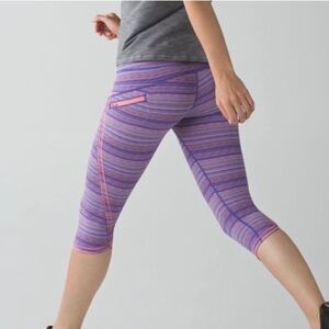 Lululemon Top Speed Space Dye Leggings